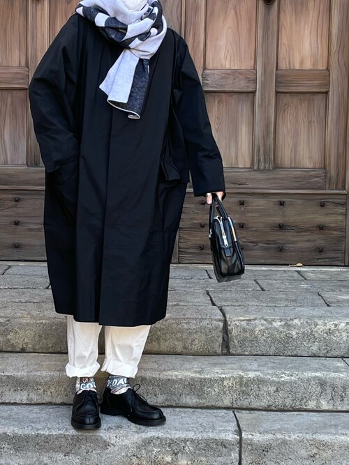 ISSEY MIYAKE MEN ステンカラーコート M ブラック 90's ISSEY