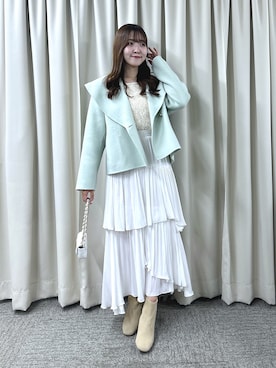 「アイテム（その他アウター）」を使った、Sanaさん（レディース・163cm）の秋コーディネート