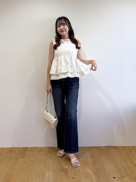 「La boutique BonBon（ラブティックボンボン）のアイテム」を使った、Sanaさん（レディース・163cm）の夏コーディネート