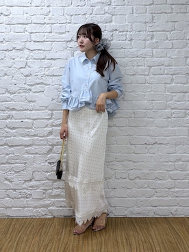 「La boutique BonBon（ラブティックボンボン）のアイテム」を使った、Sanaさん（レディース・163cm）の夏コーディネート