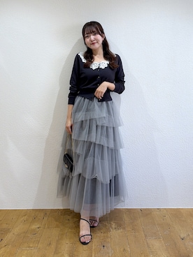 「La boutique BonBon（ラブティックボンボン）のアイテム」を使った、Sanaさん（レディース・163cm）の夏コーディネート