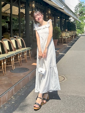 「映えコーデ」｜Sanaさん（レディース・163cm）の夏コーディネート