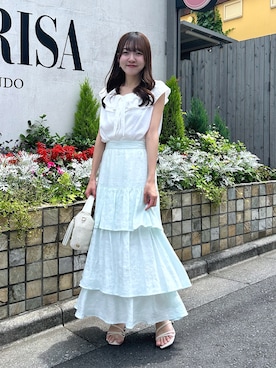 「アパレルスタッフ」｜Sanaさん（レディース・163cm）の春コーディネート