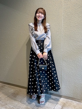 「ブラウスコーデ」｜Sanaさん（レディース・163cm）の秋コーディネート