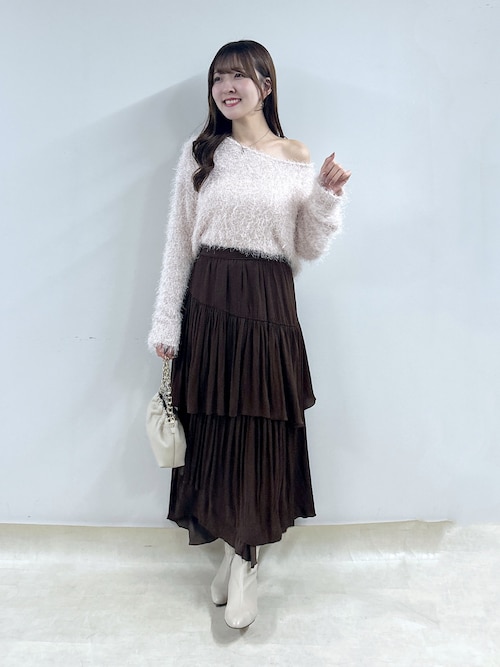 最強モテニット】フェザーヤーンラメニット（ニット/セーター）｜La