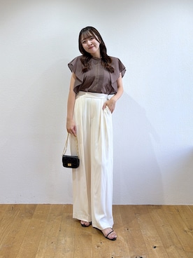 「La boutique BonBon（ラブティックボンボン）のアイテム」を使った、Sanaさん（レディース・163cm）の夏コーディネート