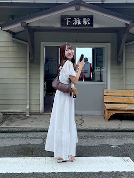 「アイテム（ワンピース/ドレス）」を使った、Sanaさん（レディース・163cm）の夏コーディネート
