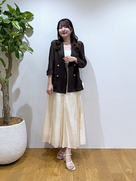 「La boutique BonBon（ラブティックボンボン）のアイテム」を使った、Sanaさん（レディース・163cm）の夏コーディネート