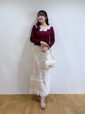 「La boutique BonBon（ラブティックボンボン）のアイテム」を使った、Sanaさん（レディース・163cm）の夏コーディネート