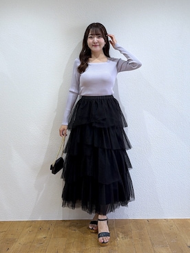 「La boutique BonBon（ラブティックボンボン）のアイテム」を使った、Sanaさん（レディース・163cm）の夏コーディネート