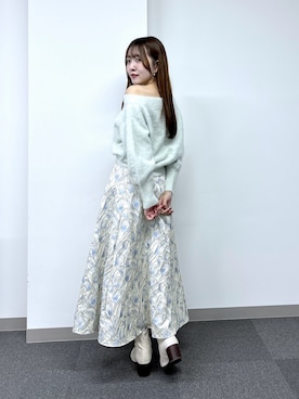 「ミントグリーン」｜Sanaさん（レディース・163cm）の秋コーディネート