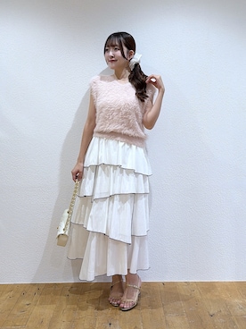 「La boutique BonBon（ラブティックボンボン）のアイテム」を使った、Sanaさん（レディース・163cm）の夏コーディネート
