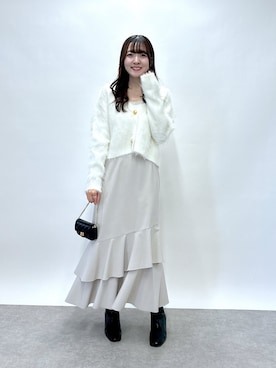 「アイテム（スカート）」を使った、Sanaさん（レディース・163cm）の夏コーディネート