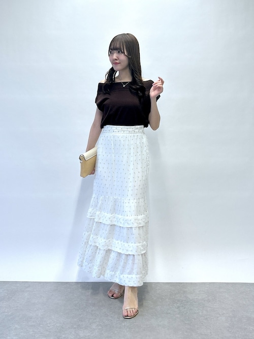 最強美人見え】クールタッチUVオフショルフレンチニット（ニット