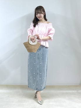 「レディースファッション」｜Sanaさん（レディース・163cm）の春コーディネート