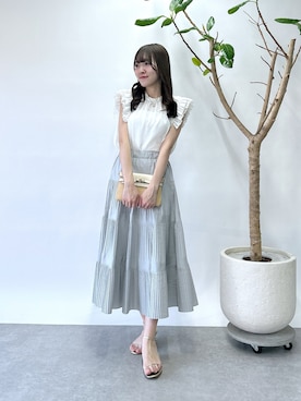 「大人ファッション」｜Sanaさん（レディース・163cm）の春コーディネート