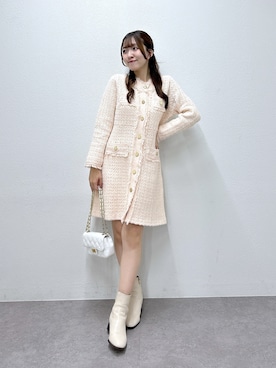 「アイテム（ワンピース）」を使った、Sanaさん（レディース・163cm）の秋コーディネート