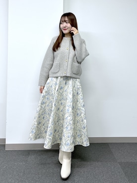 「ワントーンスタイル」｜Sanaさん（レディース・163cm）の秋コーディネート