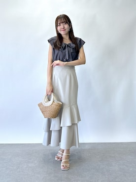 Sanaさん（レディース・163cm）の夏コーディネート