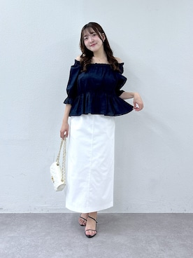 「オフィス」｜Sanaさん（レディース・163cm）の春コーディネート