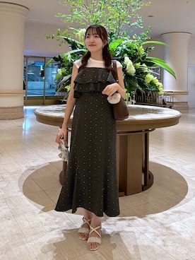 「La boutique BonBon（ラブティックボンボン）のアイテム」を使った、Sanaさん（レディース・163cm）の夏コーディネート