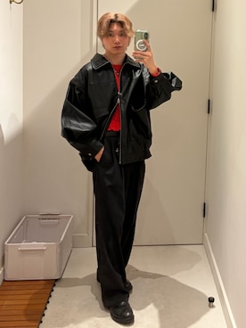 「JUNRED（ジュンレッド）のアイテム」を使った、はるとさん（メンズ・162cm）の冬コーディネート