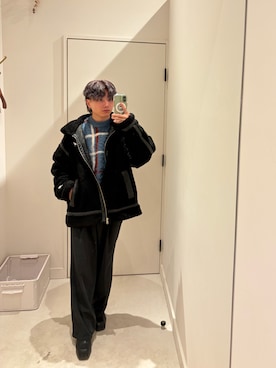 「JUNRED（ジュンレッド）のアイテム」を使った、はるとさん（メンズ・162cm）の冬コーディネート