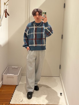 「HARE（ハレ）の【MADE IN JAPAN】ステンレスチェーンネックレス(HARE)（ネックレス、シルバー系）」を使った、はるとさん（メンズ・162cm）の春コーディネート