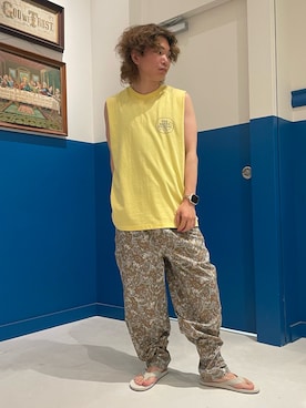 「アイテム（サンダル）」を使った、はるとさん（メンズ・162cm）の夏コーディネート