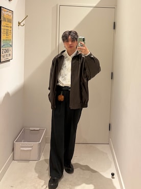 「アイテム（チェスターコート）」を使った、はるとさん（メンズ・162cm・20代）の冬コーディネート