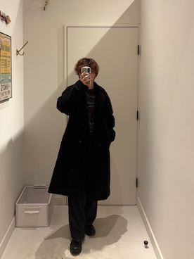 「アイテム（チェスターコート）」を使った、はるとさん（メンズ・162cm・20代）の秋コーディネート
