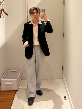 「ピンクシャツ」｜はるとさん（メンズ・162cm）の春コーディネート