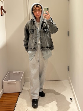 「JUNRED（ジュンレッド）のアイテム」を使った、はるとさん（メンズ・162cm）の春コーディネート