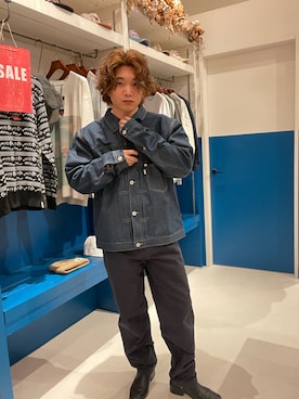 「JUNRED（ジュンレッド）のアイテム（シューズ）」を使った、はるとさん（メンズ・162cm）の冬コーディネート