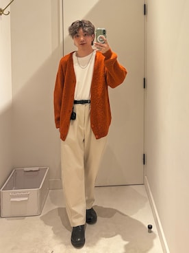 「KANGOL（カンゴール）のアイテム」を使った、はるとさん（メンズ・162cm）の冬コーディネート