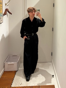 「HARE（ハレ）のアイテム（シューズ）」を使った、はるとさん（メンズ・162cm）の春コーディネート