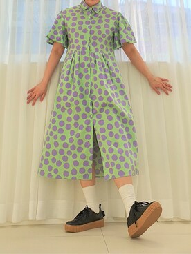 「アイテム（ワンピース、その他）」を使った、ddongさん（レディース・164cm）の夏コーディネート