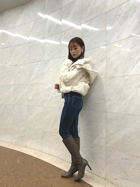「LIPSERVICE（リップサービス）のアイテム（ジャケット/アウター）」を使った、fumiさん（レディース・165cm）の秋コーディネート
