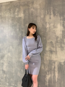 「LIPSERVICE（リップサービス）のアイテム（ワンピース/ドレス）」を使った、fumiさん（レディース・165cm）の秋コーディネート