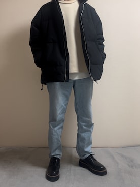 「Starting Over（スターティングオーバー）のアイテム（ダウンジャケット/コート）」を使った、LDさん（メンズ・174cm）の冬コーディネート