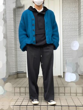 「アイテム（その他トップス）」を使った、ユウダイさん（メンズ・173cm）の冬コーディネート