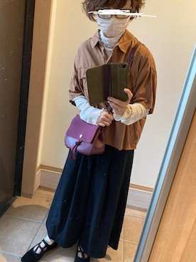 「ニコアンド」｜「アイテム（パンプス）」を使った、うっぴさん（レディース・157cm）の秋コーディネート