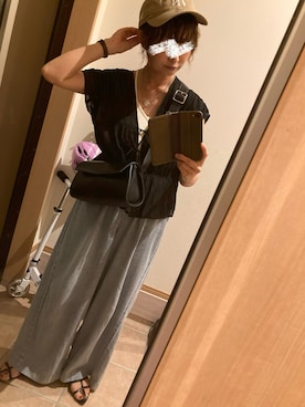 「AMERICAN HOLIC（アメリカンホリック）のアイテム」を使った、うっぴさん（レディース・157cm）の夏コーディネート