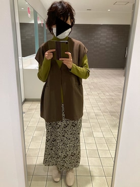 うっちーさん（レディース・155cm）の冬コーディネート