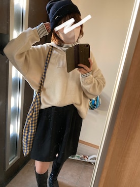 うっちーさん（レディース・157cm）の冬コーディネート