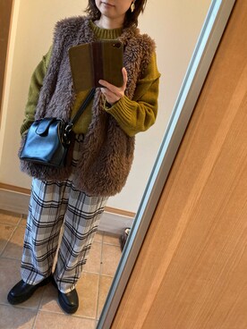 うっちーさん（レディース・155cm）の冬コーディネート