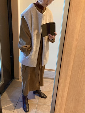 うっちーさん（レディース・155cm）の冬コーディネート