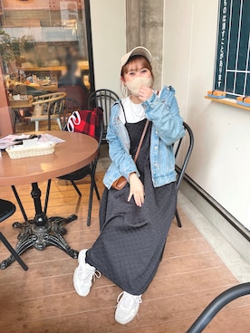 「WEAR友」｜eri♡さん（レディース・155cm）の春コーディネート