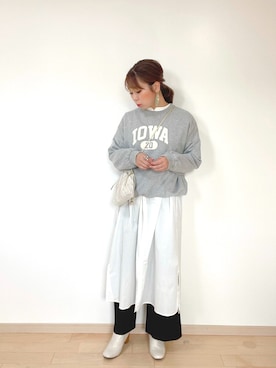 「アイテム（シャツワンピース）」を使った、eri♡さん（レディース・155cm・30代）の秋コーディネート