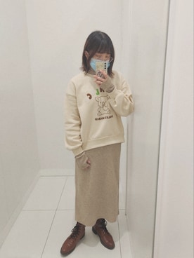 「Kastane」｜「アイテム（パーカー）」を使った、🍪norabearさん（レディース・160cm）の冬コーディネート